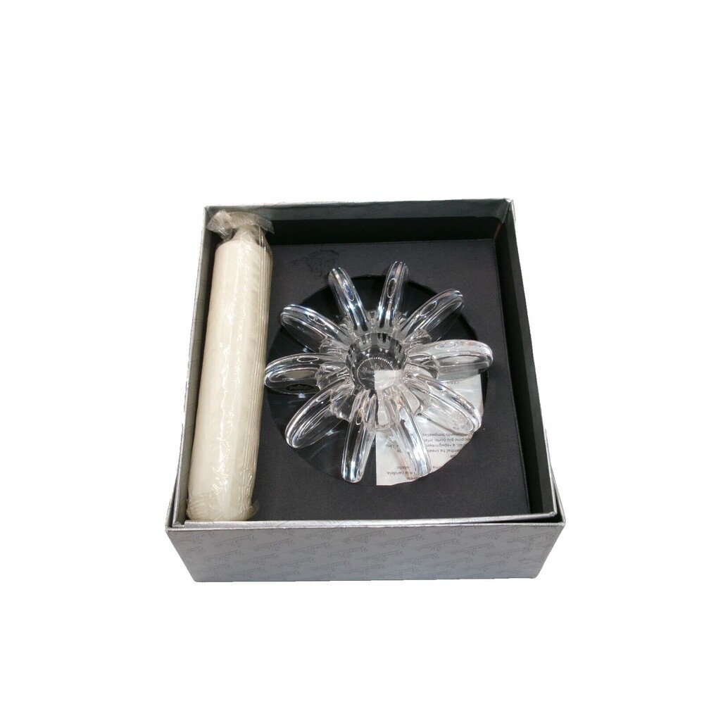 Rosenthal Studio Line Crystal Candle Holder with Candle Single Boxed Signed